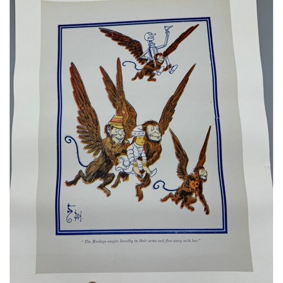 Wizard Of Oz Winged Monkeys Art Print By Greg Hildebrandt poster 24x18" READ - Picture 1 of 5